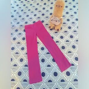 Cool and Casual Girl’s Berry Ribbed Knitted Leggings (Sz. 9-10)